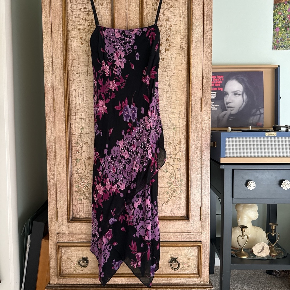 Beaded purple fairy dress